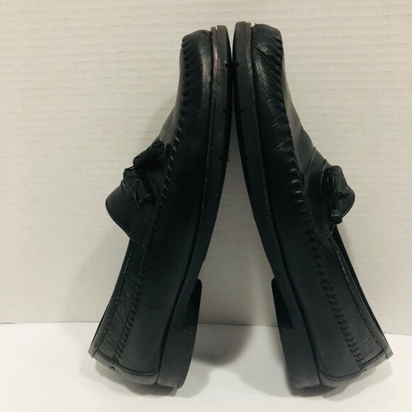 Allen Edmonds Black Slip On Tassel Loafers Comfort Shoes Men\'s 11.5D 49230 Italy main image 3